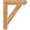 Ekena Millwork Traditional Craftsman Rough Sawn Bracket, Western Red Cedar, 6"W x 32"D x 40"H BKT06X32X40TRA04RWR - alternate 3